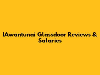 IAwantunai Glassdoor Reviews & Salaries