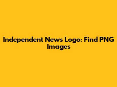 Independent News Logo: Find PNG Images