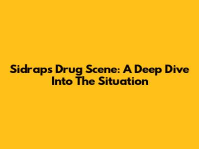 Sidrap's Drug Scene: A Deep Dive Into The Situation