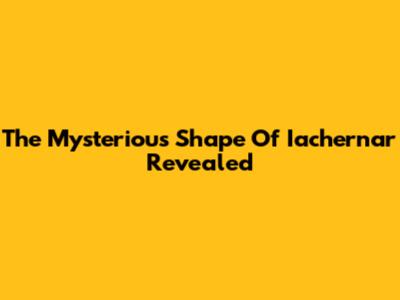 The Mysterious Shape Of Iachernar Revealed